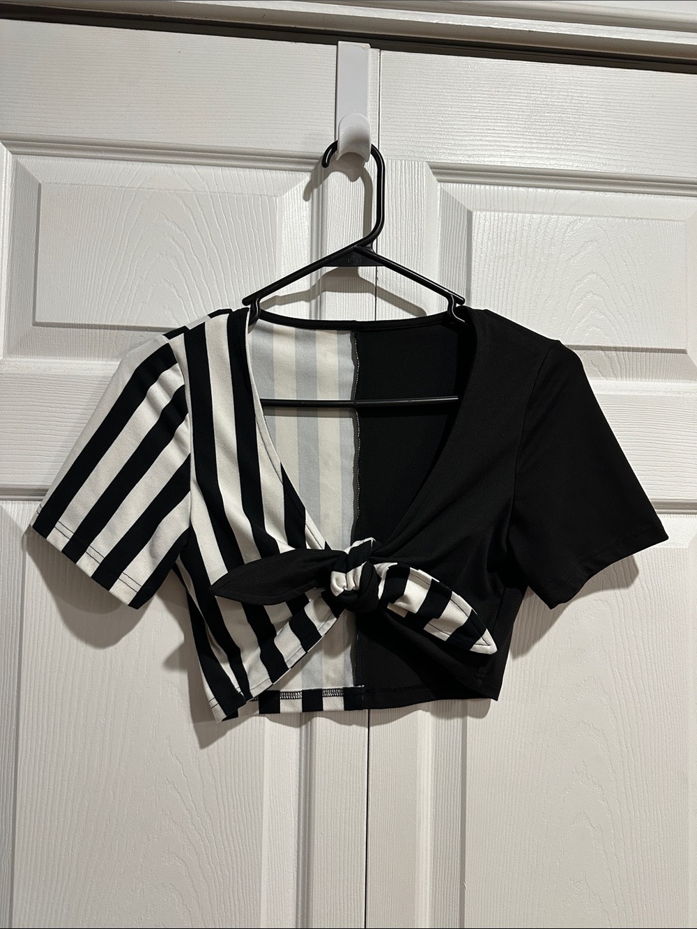 Forest Ink Ghost Town Front Tie Top - Picture 5 of 7